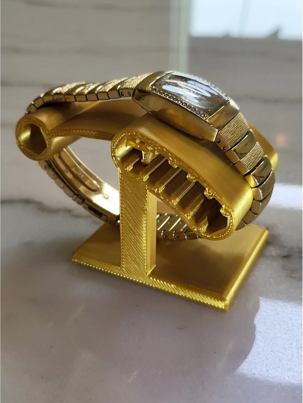 Elgin Womens GoldTone Dress Watch Crystal Bracelet Quartz Analog EG354 Works EUC